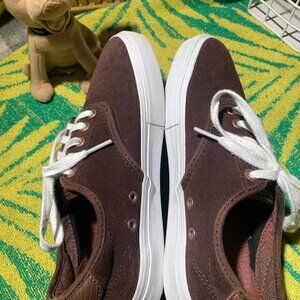 Women's Size 8.0 VANS PRO Authentic Style Shoes All Suede Chocolate Chima's